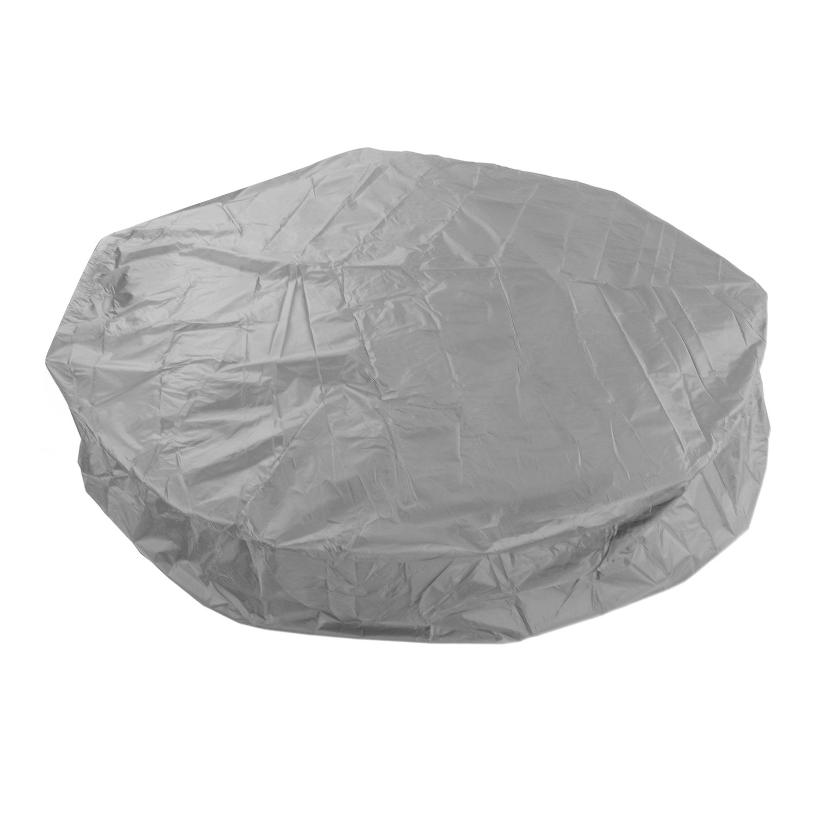 Outdoor Furniture Dust Covers Round Bathtub Cover 190 Silver Polyester Taffeta Hot Tub Waterproof Cover 190x30cm Grey