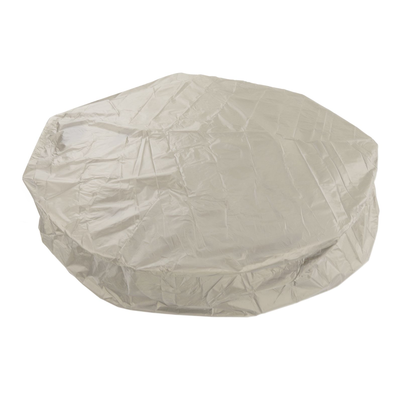 Outdoor Furniture Dust Covers Round Bathtub Cover 190 Silver Polyester Taffeta Hot Tub Waterproof Cover 215x70cm Beige