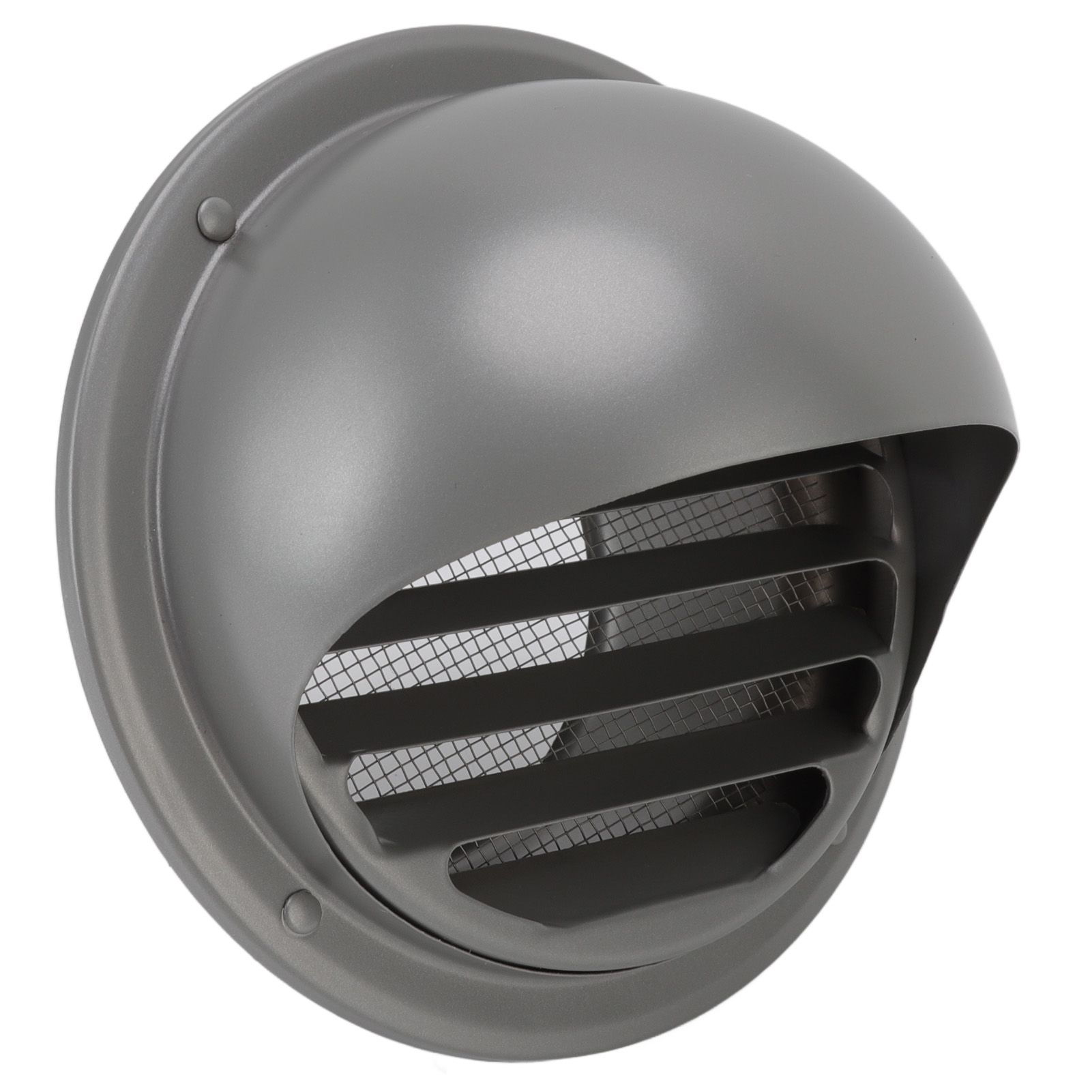 Stainless Steel Round Air Vent Louvered Cover Waterproof Windproof External Wall Vent Outlet for Ventilation System