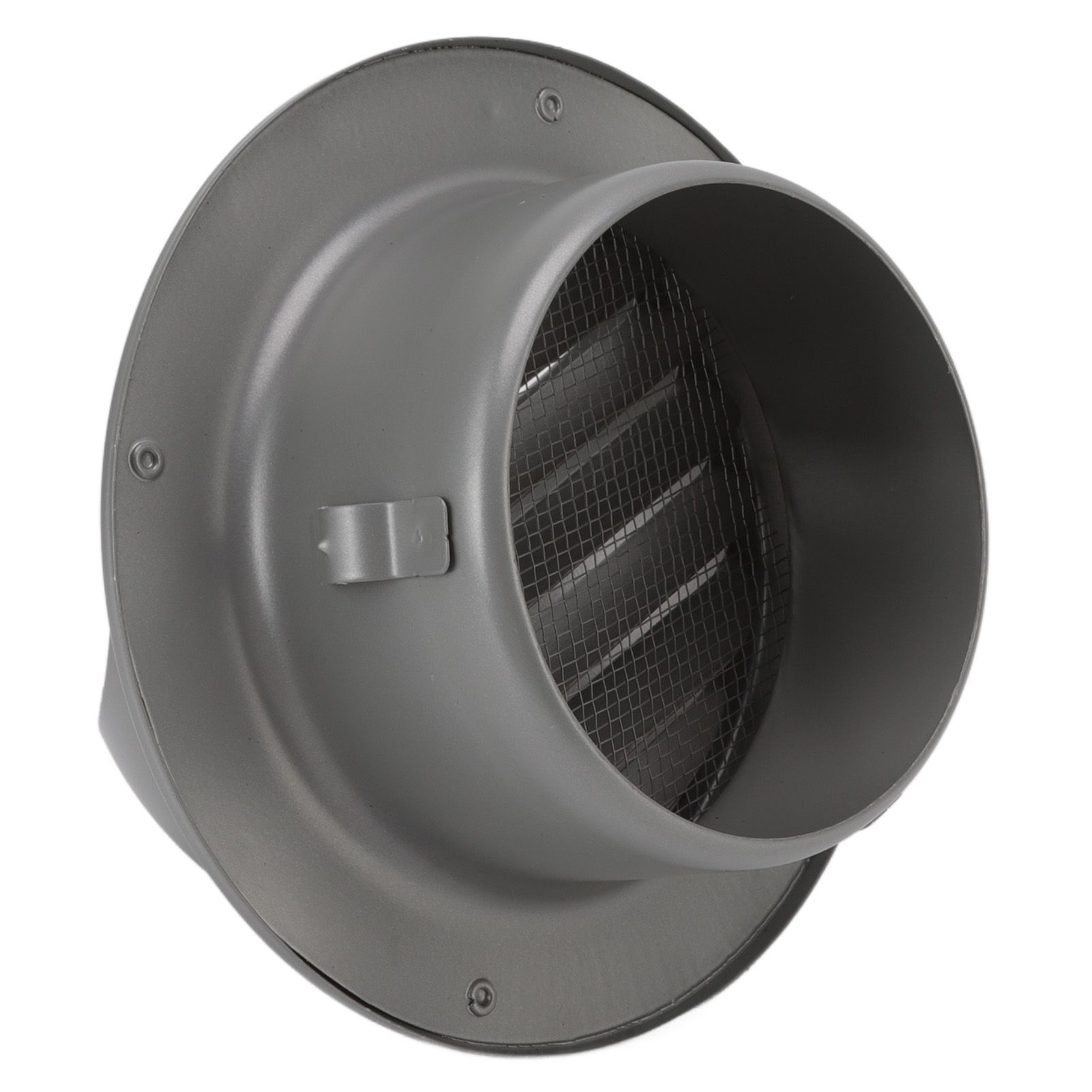 Stainless Steel Round Air Vent Louvered Cover Waterproof Windproof External Wall Vent Outlet for Ventilation System