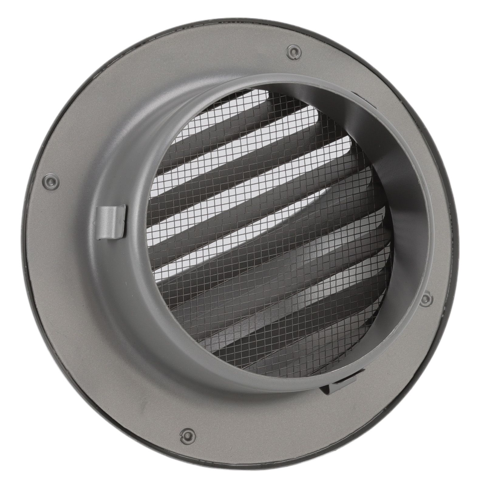 Stainless Steel Round Air Vent Louvered Cover Waterproof Windproof External Wall Vent Outlet for Ventilation System