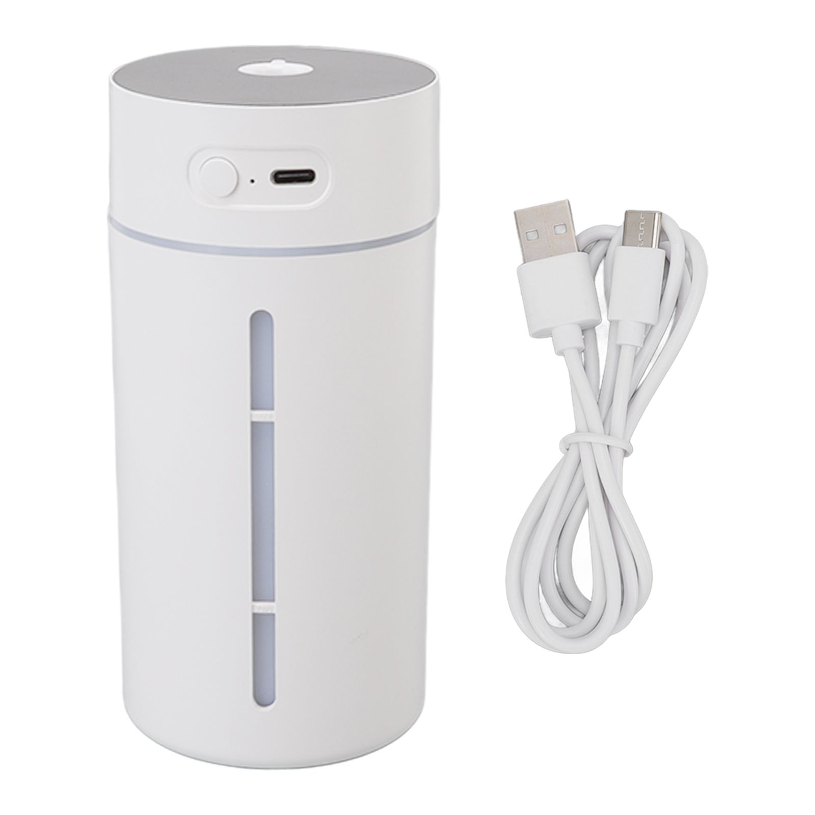 Mini Humidifier 250ml USB Charge Projector Light Cool Visible Water Level Desk Humidifier for Bedroom Office Car