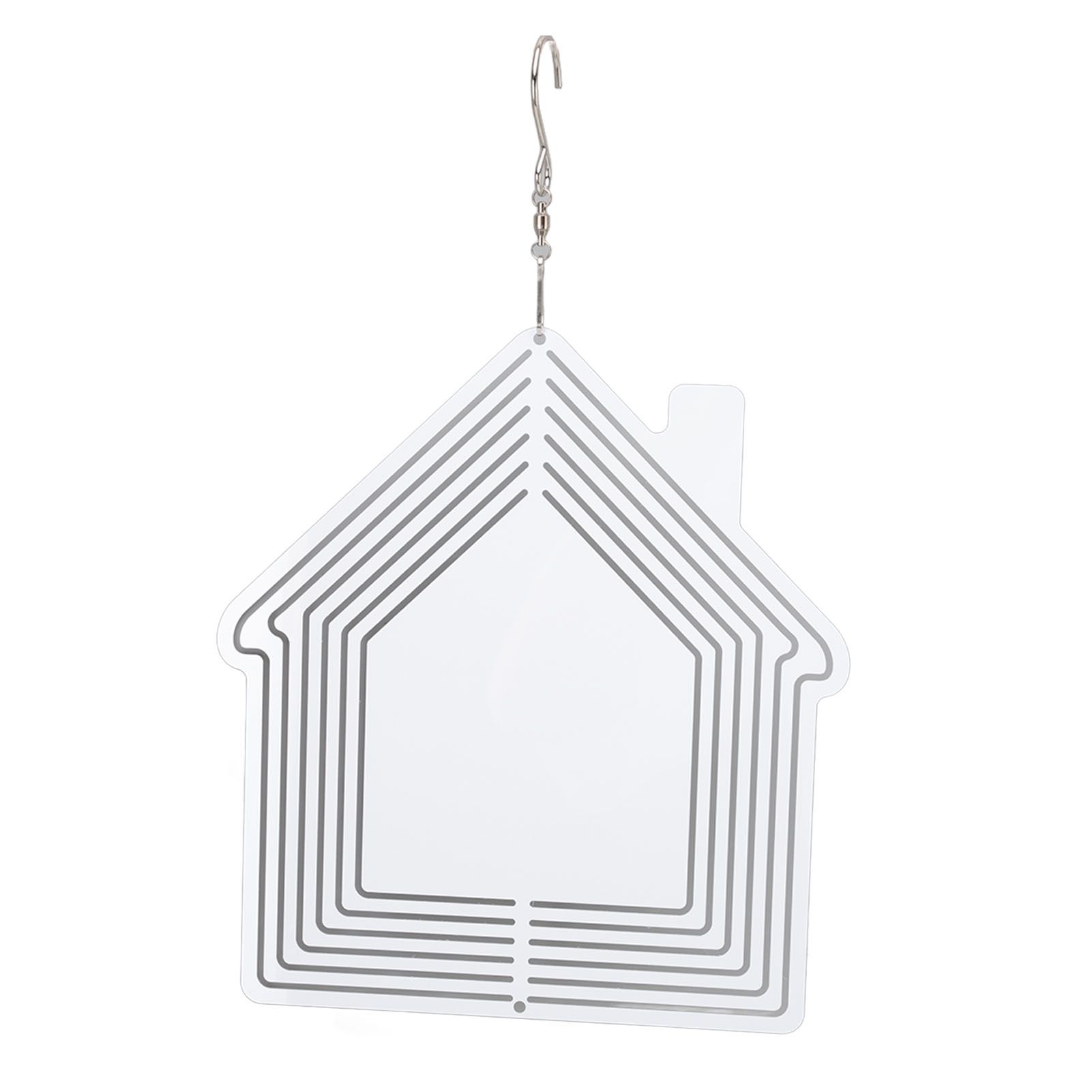 DIY Sublimation Metal Wind Spinner Hanging Blank Wind Chimes Garden Decorative Ornaments House 200x182x1mm DIY Sublimation Metal Wind Spinner Hanging Blank Wind Chimes Garden Decorative Ornaments House 200x182x1mm