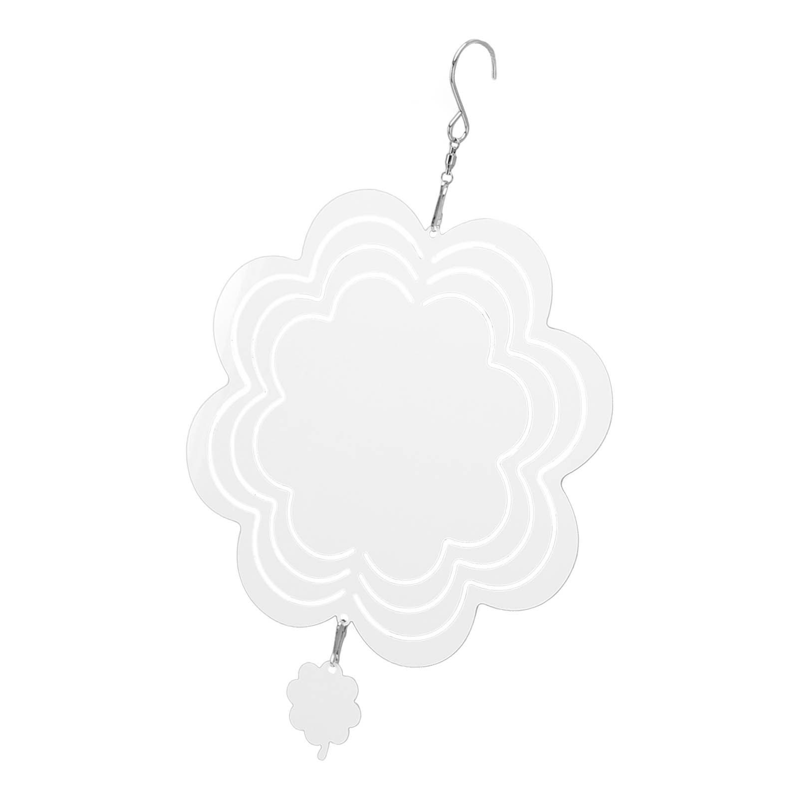 DIY Sublimation Wind Chime Aluminum Blank Wind Chimes Hanging Pendant for Outdoor Garden Courtyard Decoration 200x200x1mm