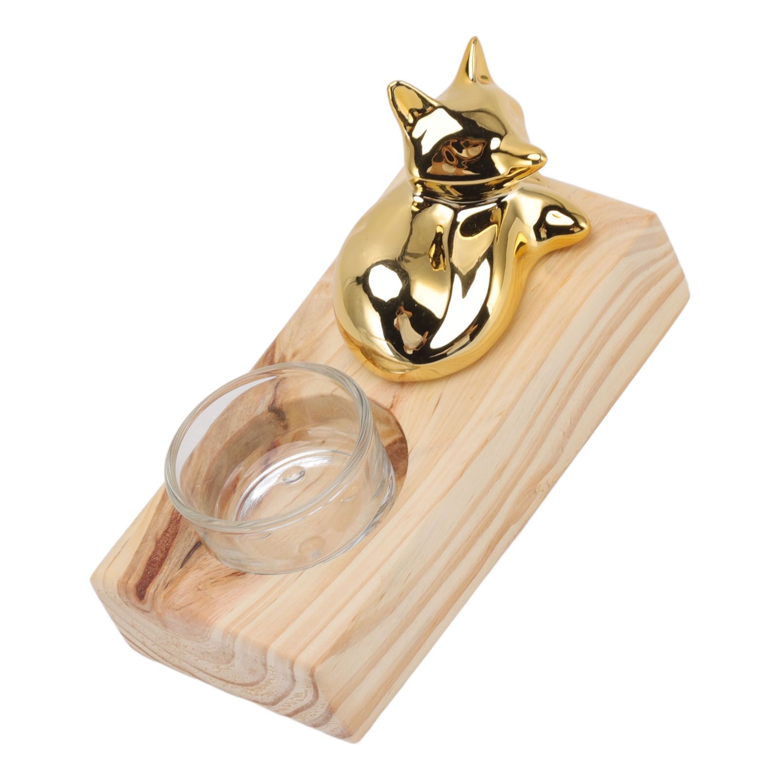 Candle Holder Decor Nordic Wooden Ceramic Glass Household Party Bedroom Ornament Gift