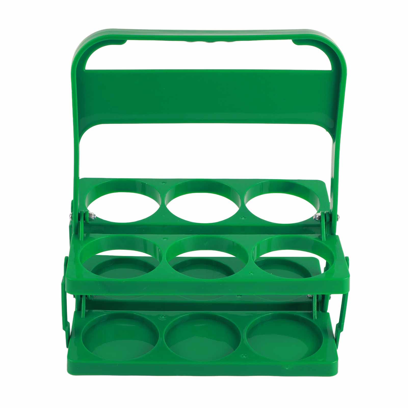 Portable Beer Bottle Rack Pure Color Foldable Beverage Storage Rack Picnic Beer Handle Basket Green Portable Beer Bottle Rack Pure Color Foldable Beverage Storage Rack Picnic Beer Handle Basket Green