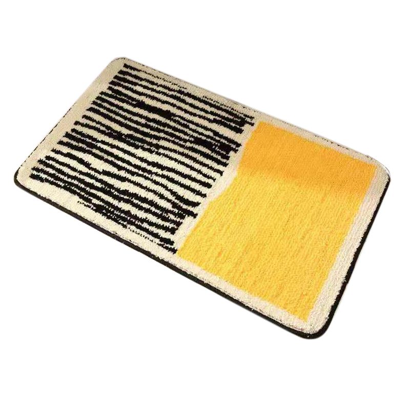 Carpet Rectangular Anti Skid Thickened Comfortable Moisture Absorbing Washable Rug for Entrance Yellow 40 X 60cm Carpet Rectangular Anti Skid Thickened Comfortable Moisture Absorbing Washable Rug for Entrance Yellow 40 X 60cm