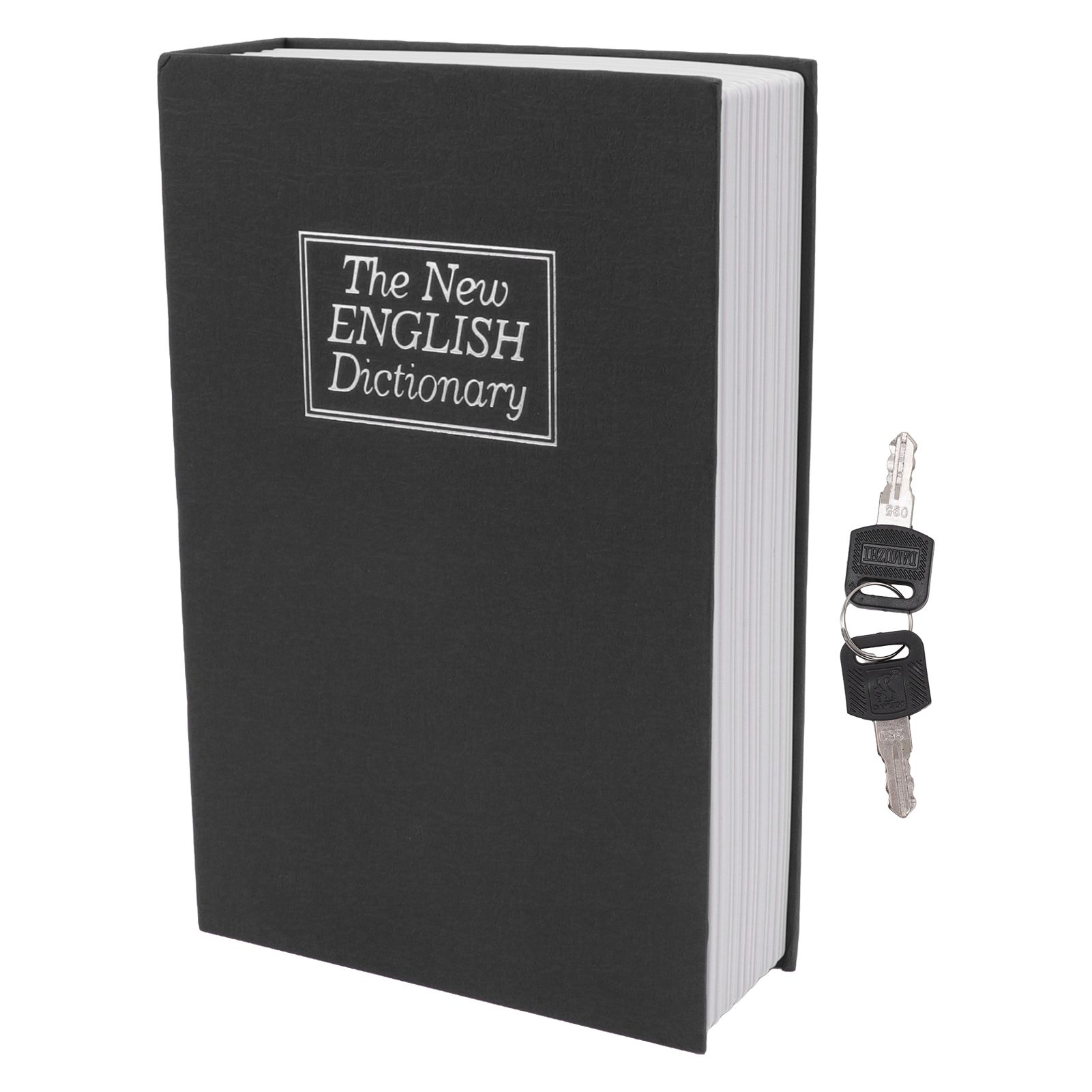 Book Safe Simulation Book Safe Box Portable Money Storing Box with Lock Key for Birthday Gift Black Book Safe Simulation Book Safe Box Portable Money Storing Box with Lock Key for Birthday Gift Black