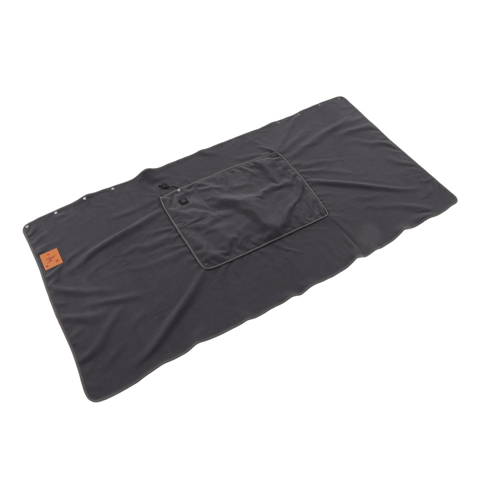 USB Warm Shawl 3 Level Temperature Adjustment Electric Throw Blanket for Shoulder Neck Legs Waist Grey