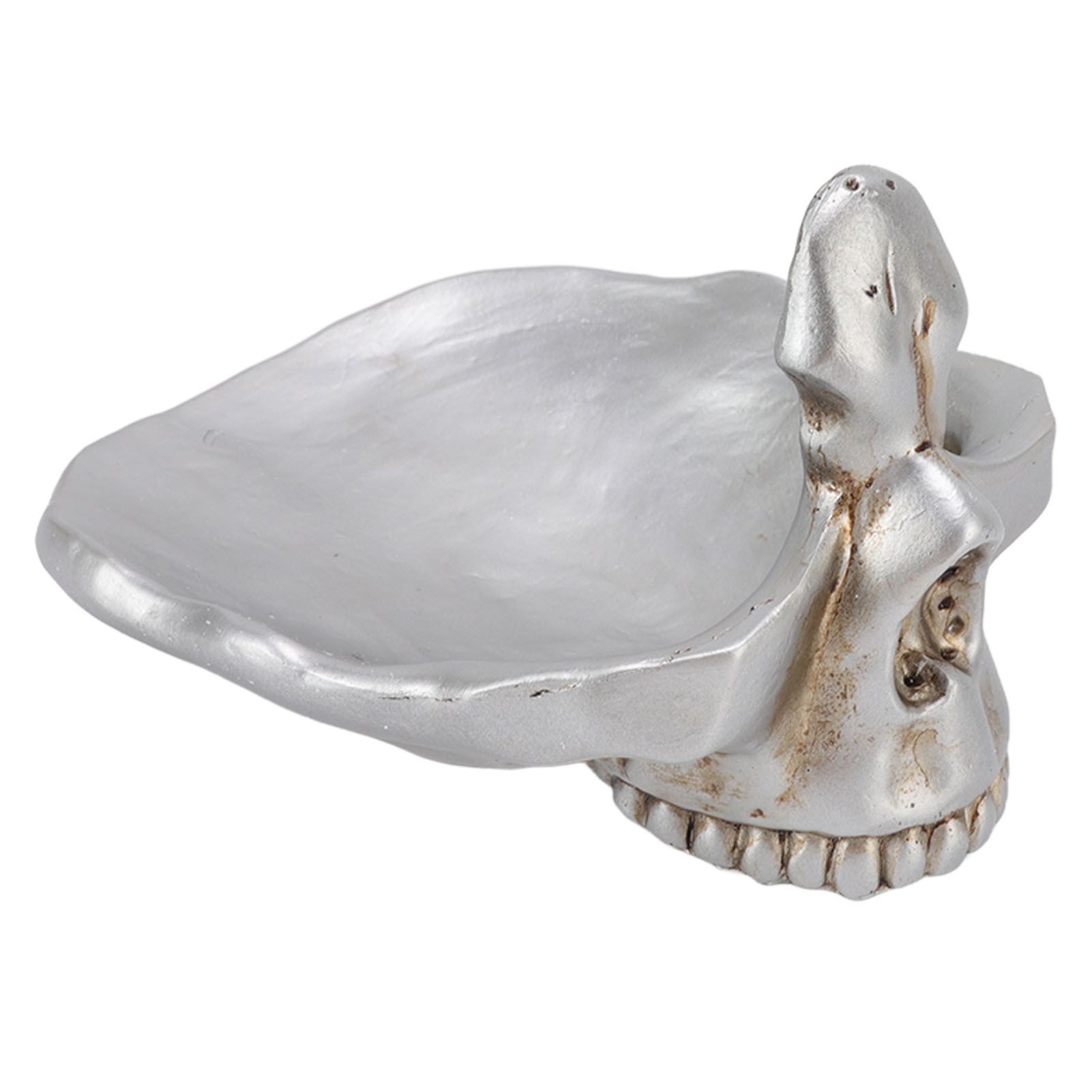 Skull Glasses Stand Decorative Synthetic Resin Statue Eyeglasses Display Holder for Home Office