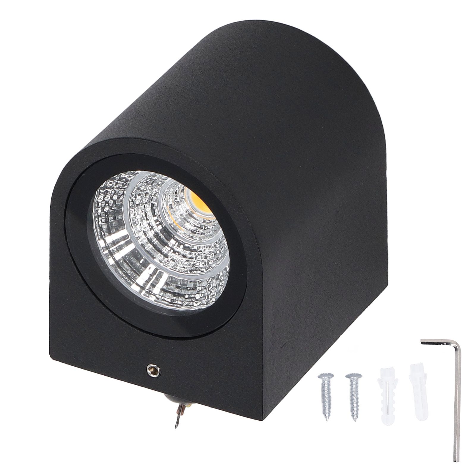 5W LED Wall Light Cylindrical Aluminum Case Lighting Lamp for Corridor Porch Aisle 85‑265V 3000K Warm Light 5W LED Wall Light Cylindrical Aluminum Case Lighting Lamp for Corridor Porch Aisle 85‑265V 3000K Warm Light