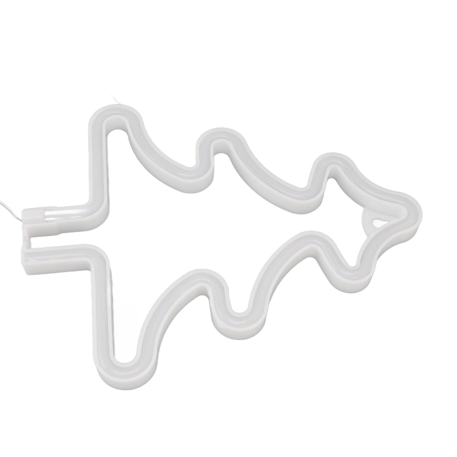 Christmas Neon Sign Christmas Tree Shape Neon Light USB Decorative Night Light for Desk Wall Display