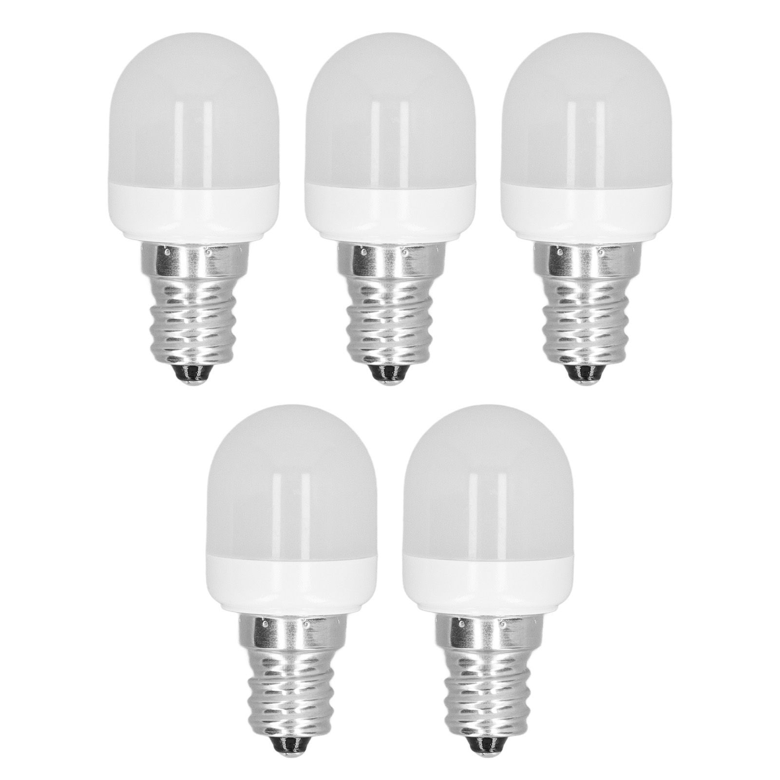 5Pcs Ceiling Light Bulbs 1.5W High Temp Resistant White 75 Luminous Flux E12 Base LED Bulbs for Office Bedroom Corridor Warm Light 5Pcs Ceiling Light Bulbs 1.5W High Temp Resistant White 75 Luminous Flux E12 Base LED Bulbs for Office Bedroom Corridor Warm Light