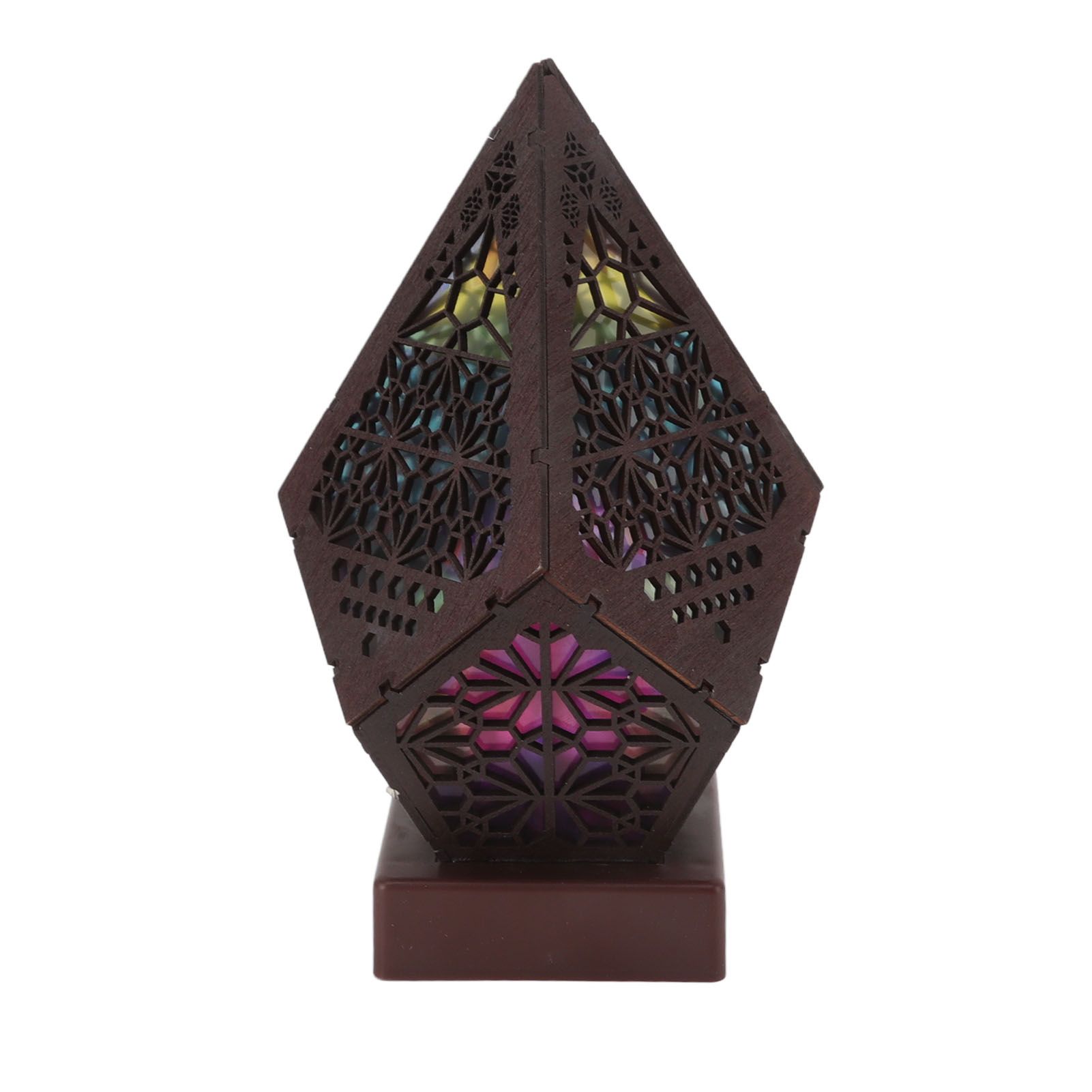 Colorful Bohemian LED Night Light Polar Star Starry Sky Floor Projection Lamp for Interior Courtyard Garden Decoration