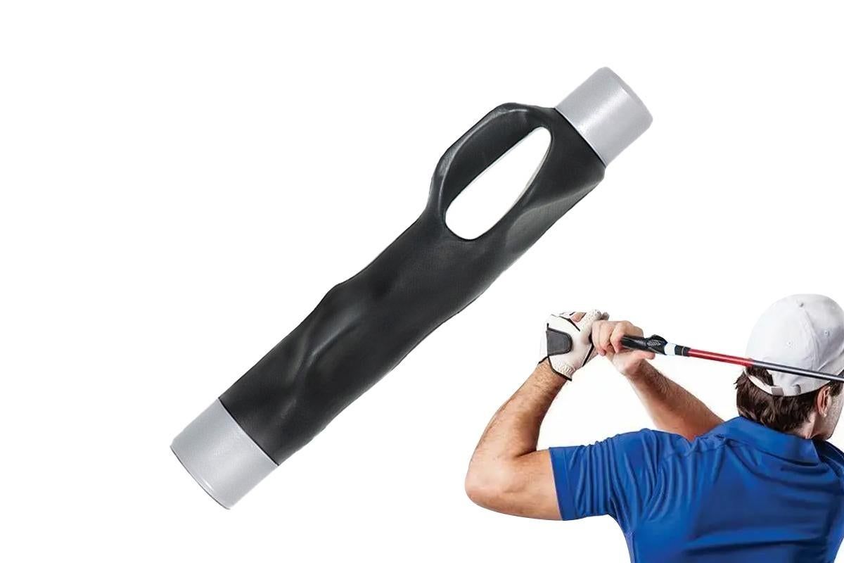 Golf Club Grip Trainer Attachment for Improved Hand Positioning -Grey Golf Club Grip Trainer Attachment for Improved Hand Positioning -Grey