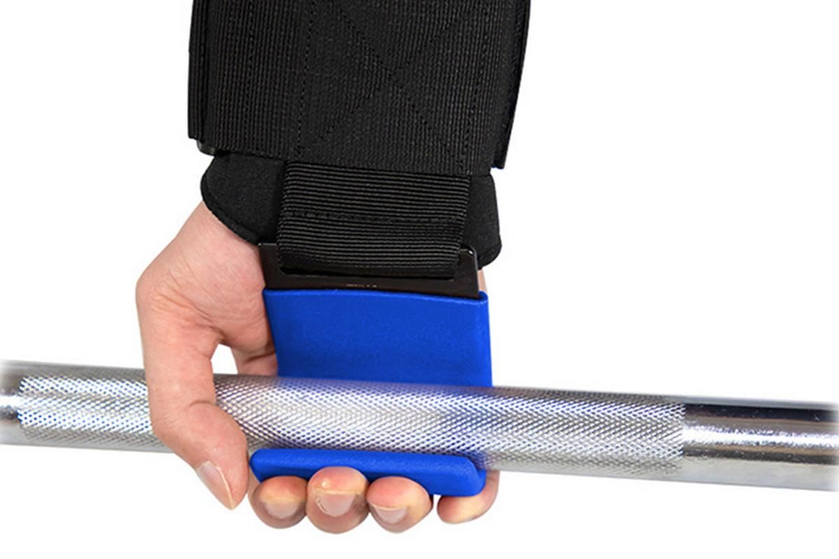 2pcs Weight Lifting Hook Hand Grip Support Wrist Straps Powerlifting Grips Gym Gloves(Blue) 2pcs Weight Lifting Hook Hand Grip Support Wrist Straps Powerlifting Grips Gym Gloves(Blue)