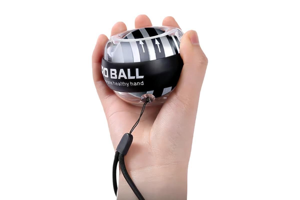 LED Wrist Ball Trainer Auto-Start Wrist Strengthener Gyroscopic Forearm Exerciser Gyro Ball for Strengthen Arms Muscles Wrist -Black LED Wrist Ball Trainer Auto-Start Wrist Strengthener Gyroscopic Forearm Exerciser Gyro Ball for Strengthen Arms Muscles Wrist -Black
