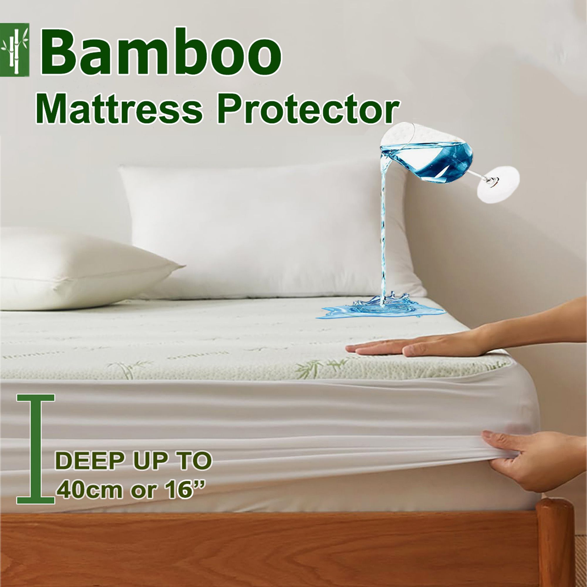 100% Waterproof Double Mattress Protector