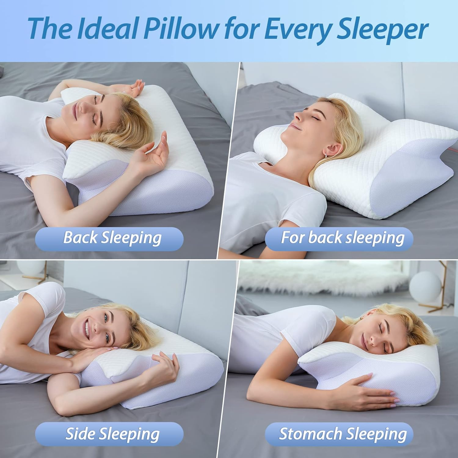 Cervical Neck Pillow for Neck Pain Relief