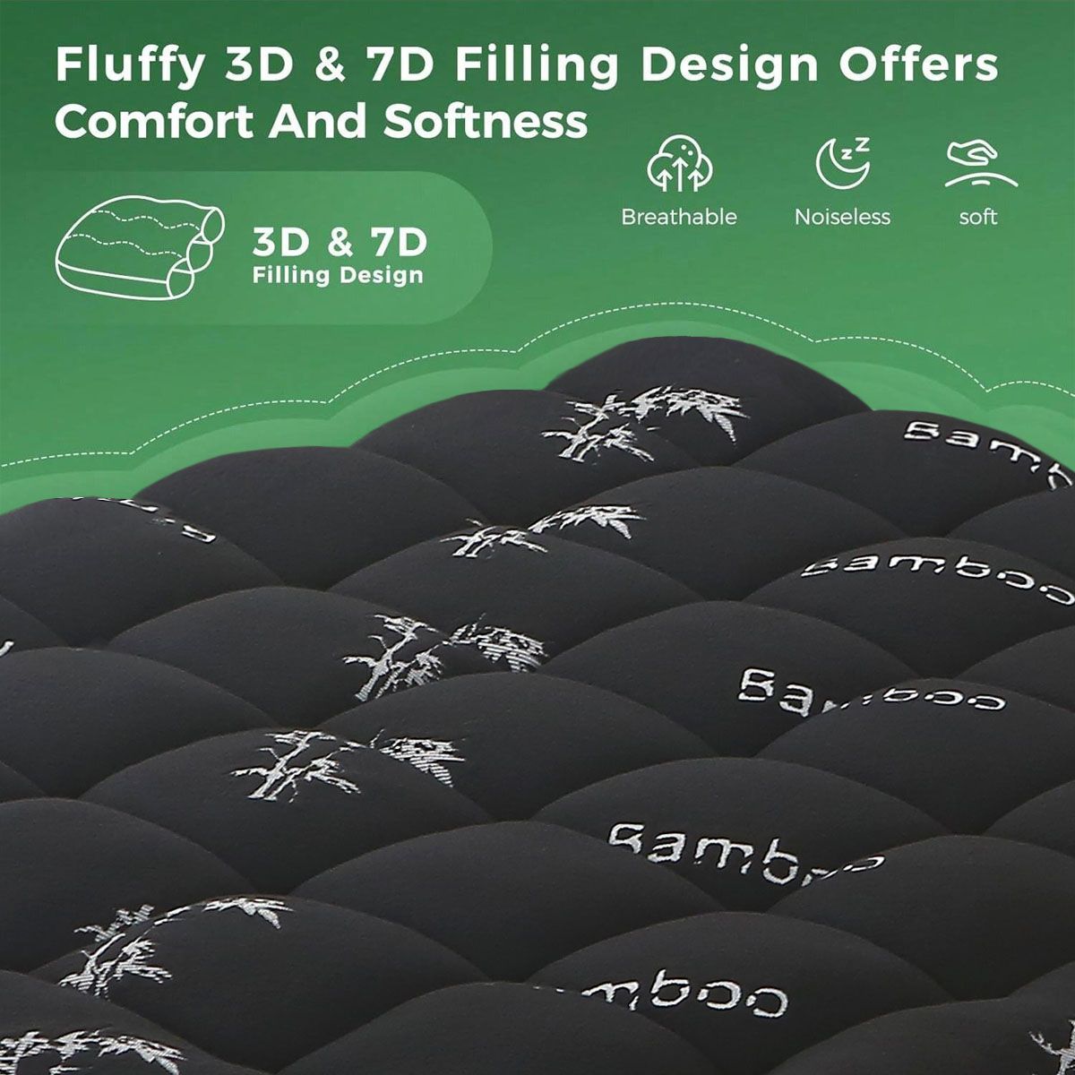 800GSM Mattress Topper Viscose Derived from Bamboo