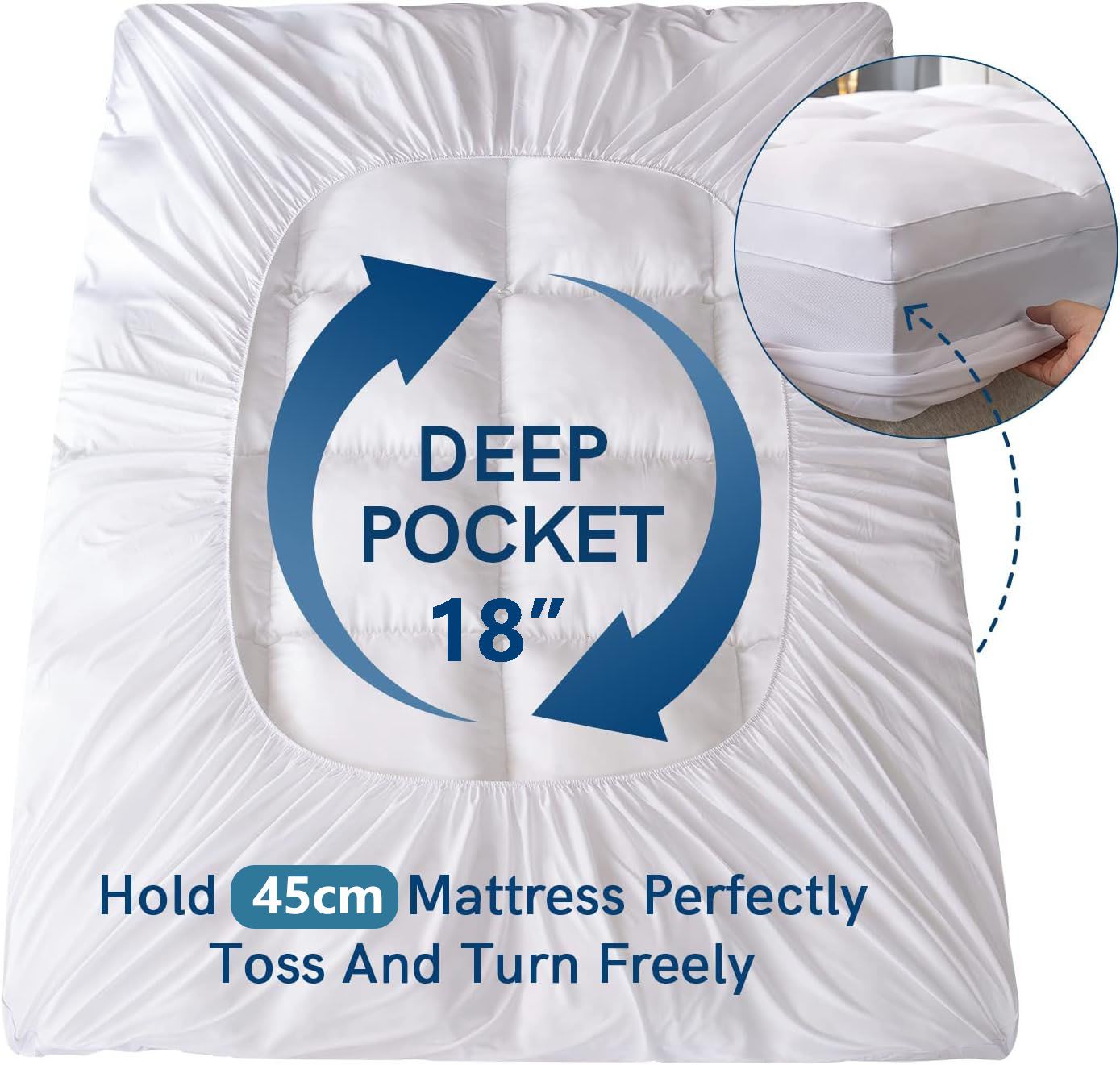 800GSM Mattress Topper Viscose Derived from Bamboo