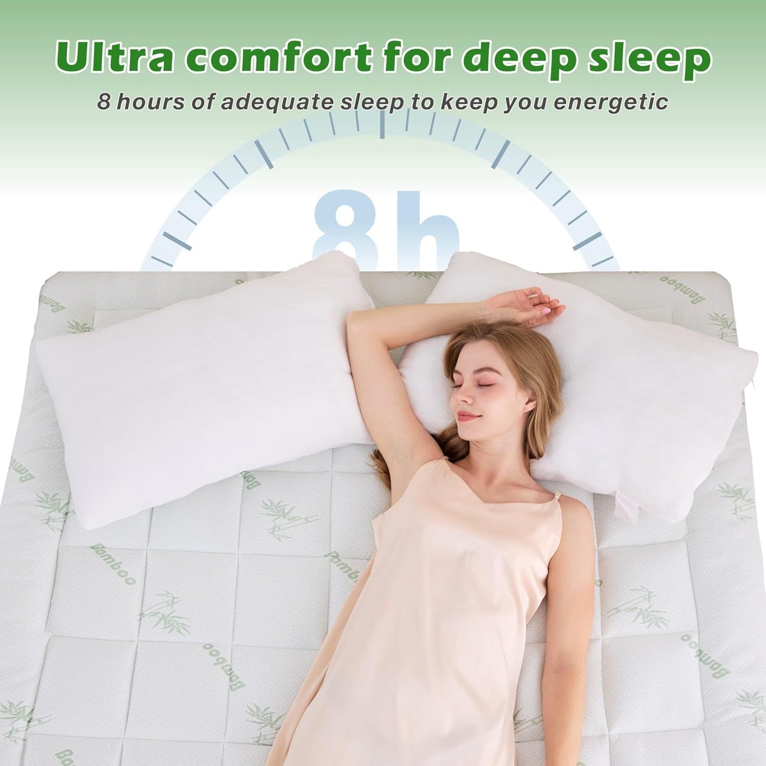 800GSM Mattress Topper Viscose Derived from Bamboo