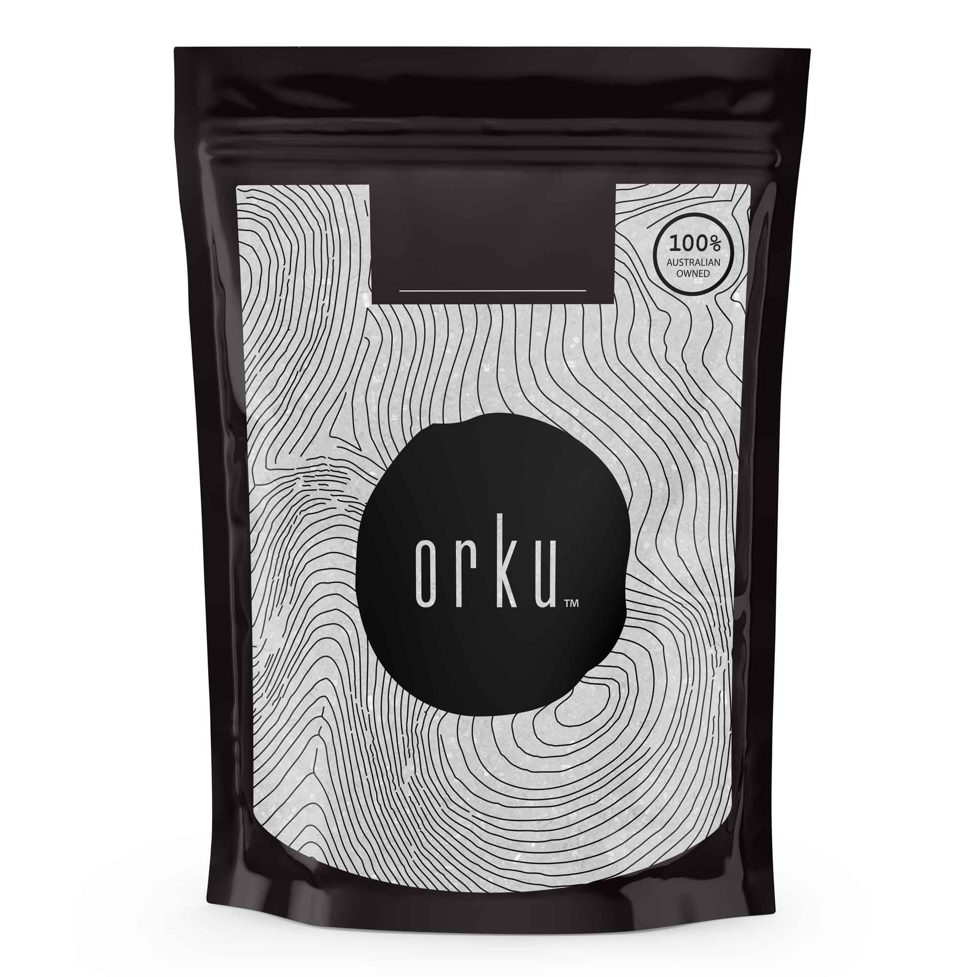 Orku 2Kg USP Epsom Salt Crystals - Magnesium Sulphate Bath Garden Household Use