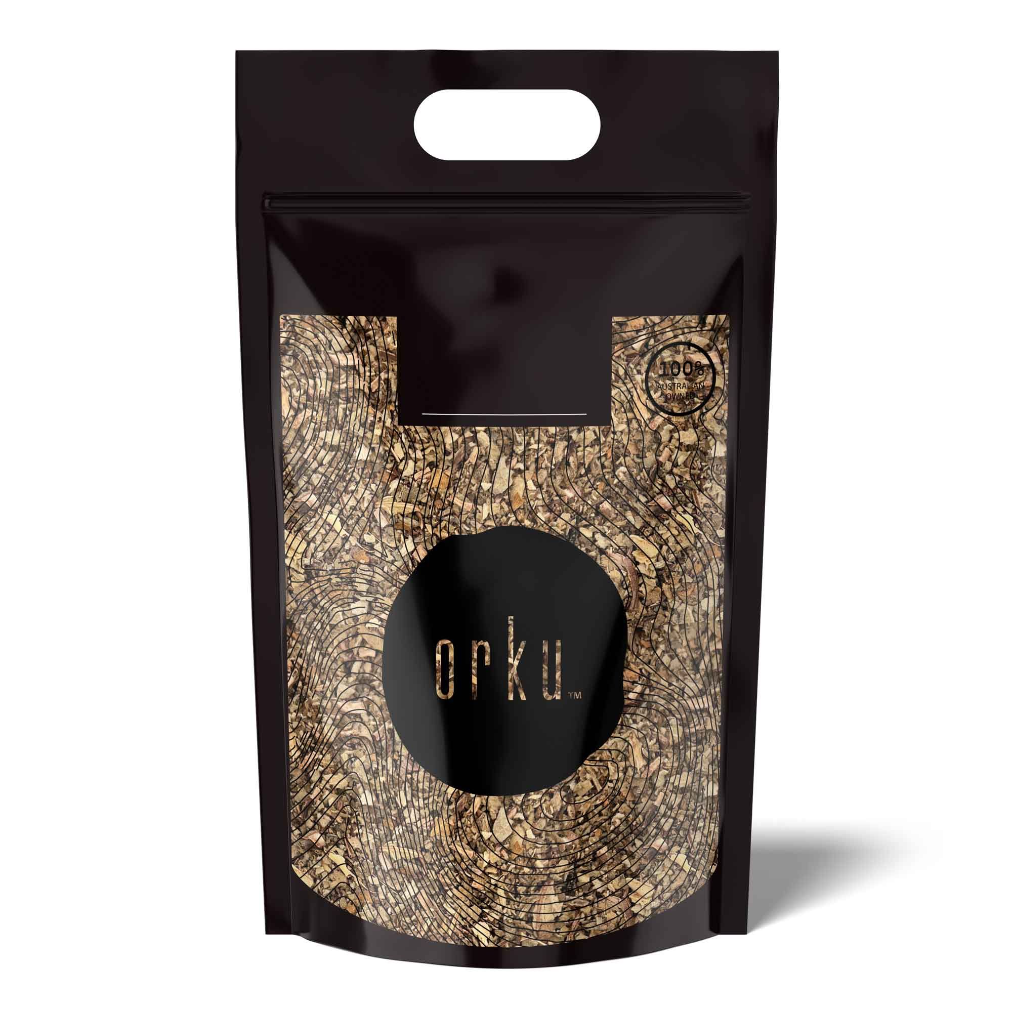 Orku 400g Organic Mullein Leaf - Dried Herbal Verbascum Thapsis
