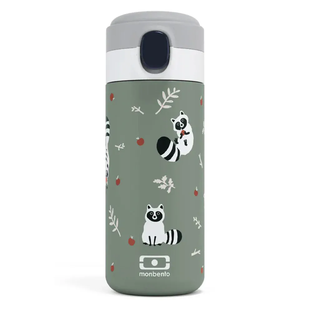 Monbento Mb Pop Insulated Bottle - Raccoon