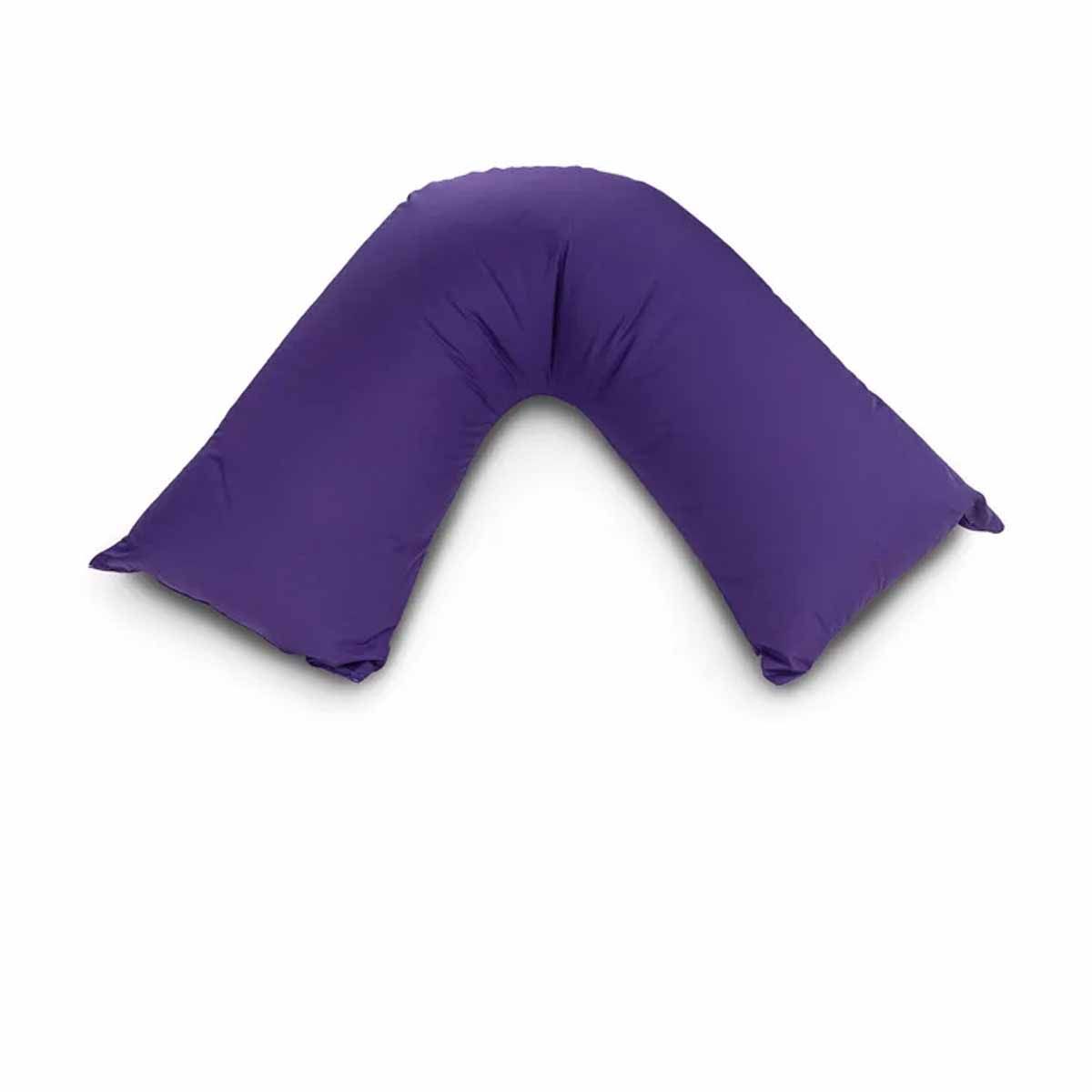 Easyrest Aus Made Medium Support Filled V Shape Pillow 64 x 39 cm Purple Easyrest Aus Made Medium Support Filled V Shape Pillow 64 x 39 cm Purple