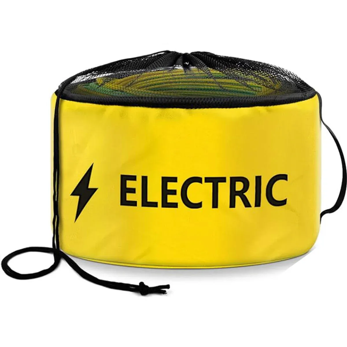 Hose Storage Bag Caravan Camping RV Cable Water Hose Electrical Cords Organizer - Yellow