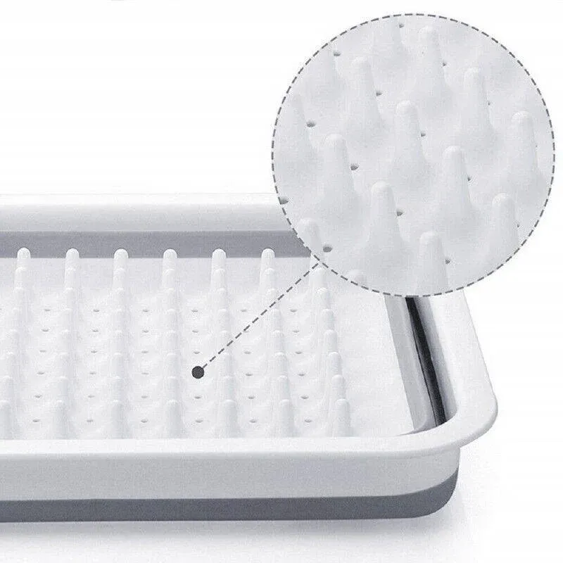 Home Master Collapsible Dish Drainer Small Spaces Camping Caravan 34CM X 28.5CM
