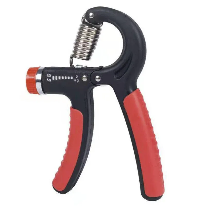 Adjustable Power Hand Grip Forearm Exerciser Gripper Strengthener Trainer 5-60Kg - Red