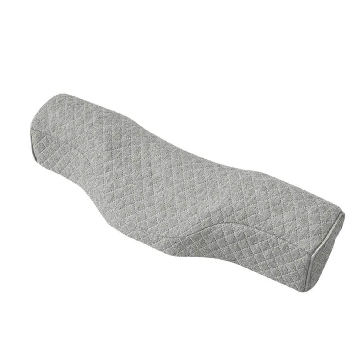 Orthopedic Memory Foam Cervical Neck Pillow for Sleep Support Slow Rebound - Grey