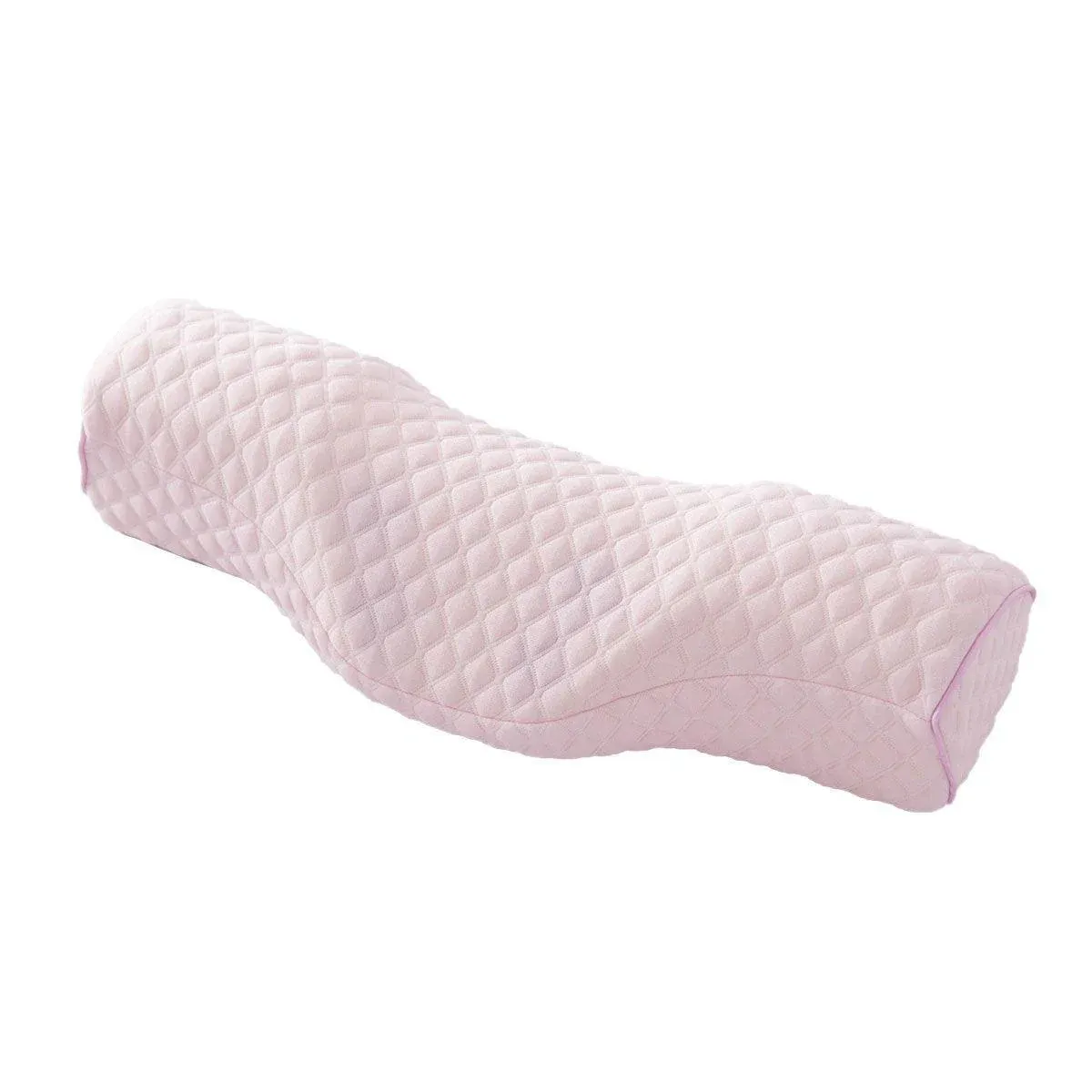 Orthopedic Memory Foam Cervical Neck Pillow for Sleep Support Slow Rebound - Pink Orthopedic Memory Foam Cervical Neck Pillow for Sleep Support Slow Rebound - Pink