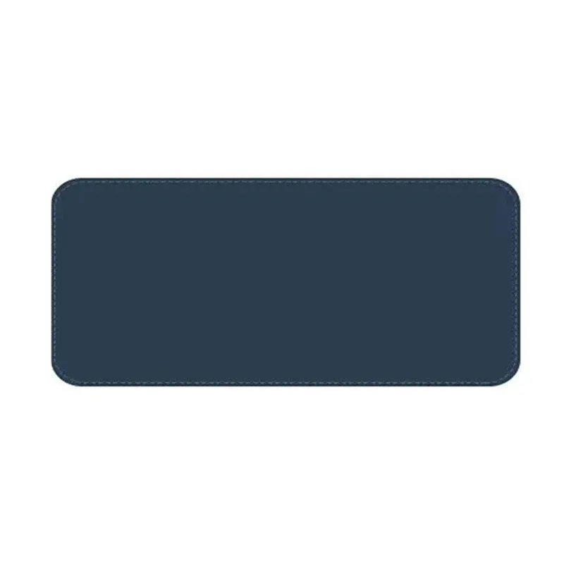 Large Leather Gaming Mouse Pad Waterproof Desk Keyboard Mat 120 x 60cm - Dark Blue