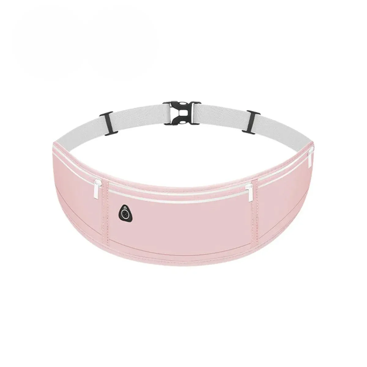 Running Waist Bag Mobile Phone Holder Fitness Sports Small Pouch Adjustable Belt - Dreamy Pink