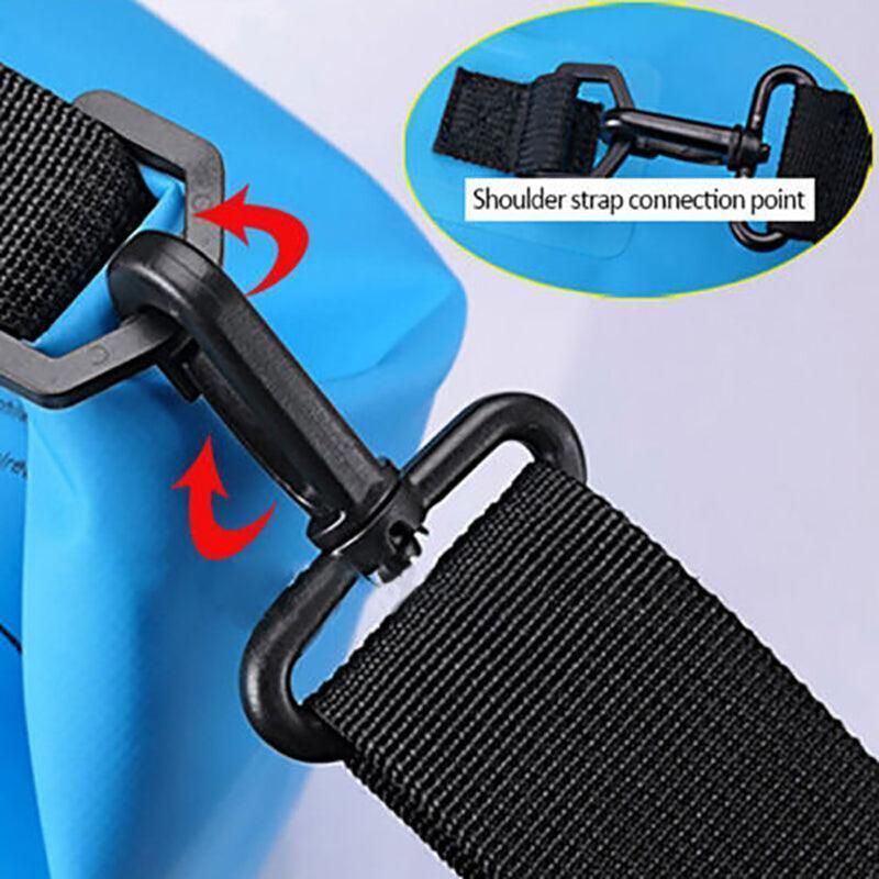 Orange Waterproof Bag Dry Sack Fishing Camping Canoeing Outdoor Sport 2/5/10/15/20/30 L - 15L