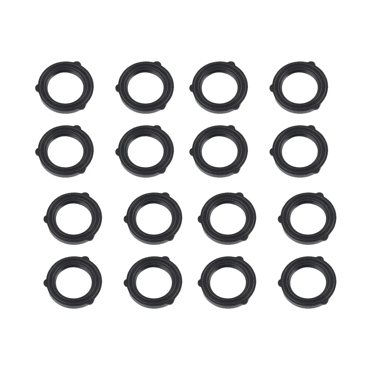 100pcs Silicone Rubber Seal Gasket Ring for Pipe Fitting Water Leak Proof - 1/2 inch Gasket