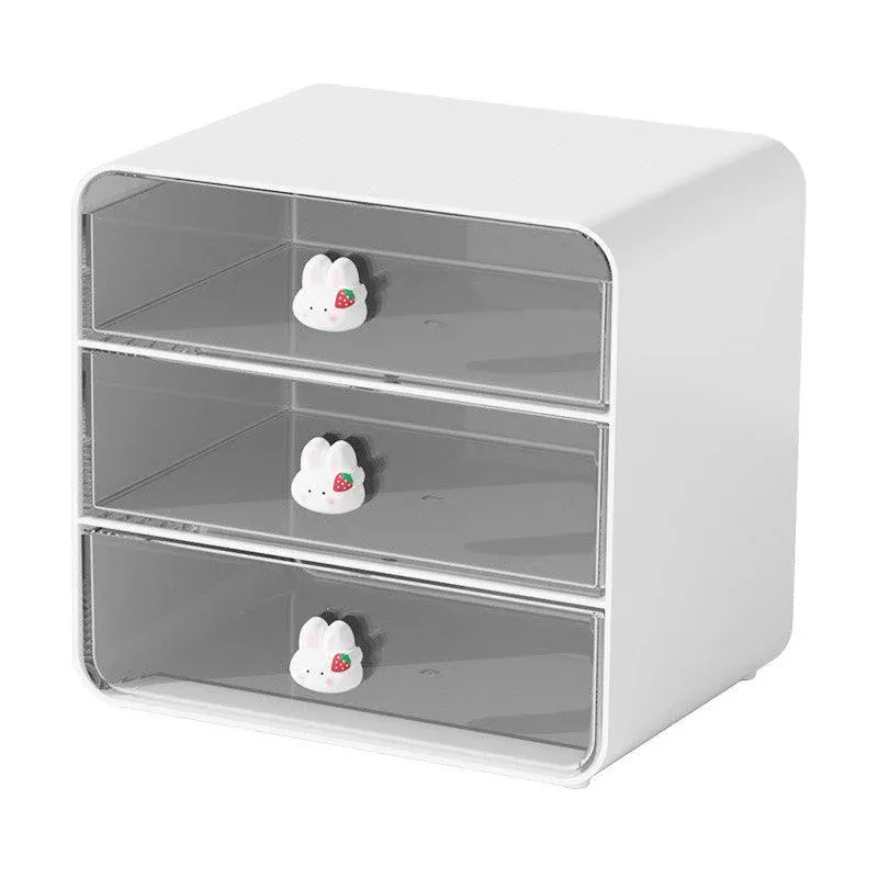 3 Tier Desktop Organizer Drawer Shelf for Office and Home Storage Supplies
