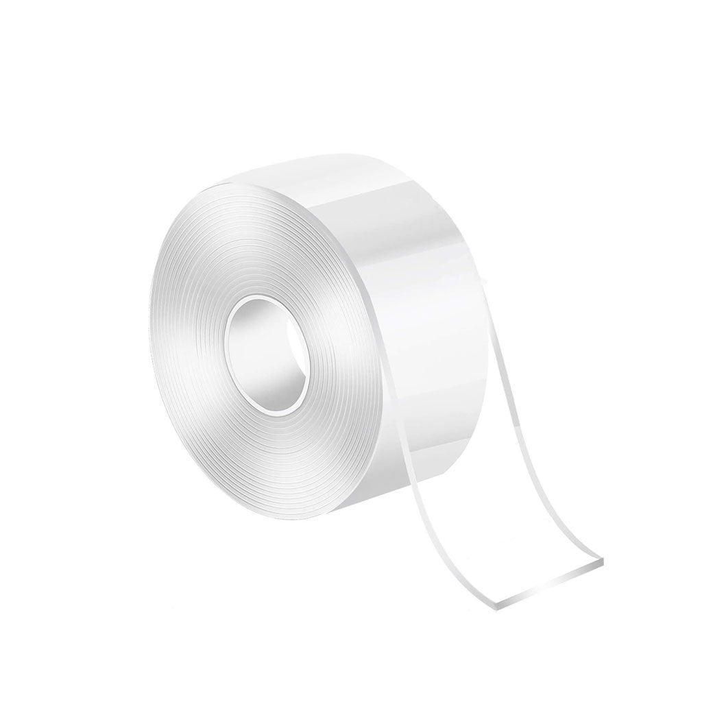 Double Sided Nano Tape Transparent Reusable Adhesive Gel Grip for Home Office - 5cm*3m*1mm (1 Unit)