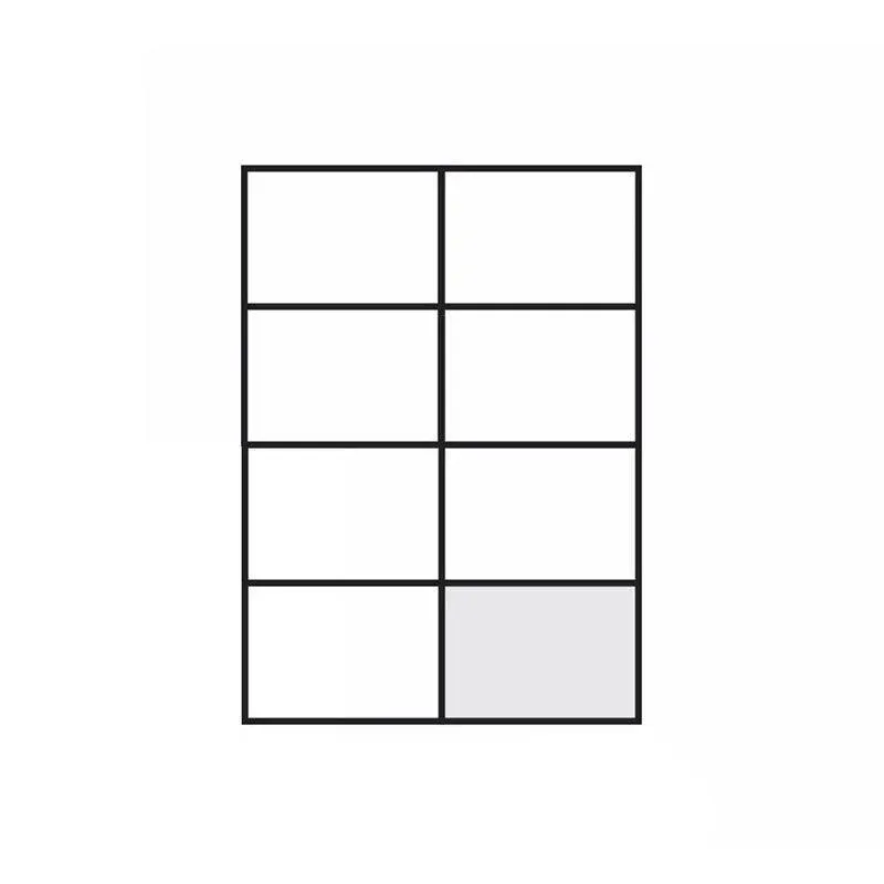 A4 Self Adhesive Sticker Paper Sheet Label Laser Inkjet Print Mailing Address - White Matte 2x4 *20 PCS