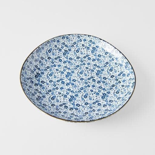 Dinner Plate 23cm Blue Daisy Glaze Dinner Plate 23cm Blue Daisy Glaze