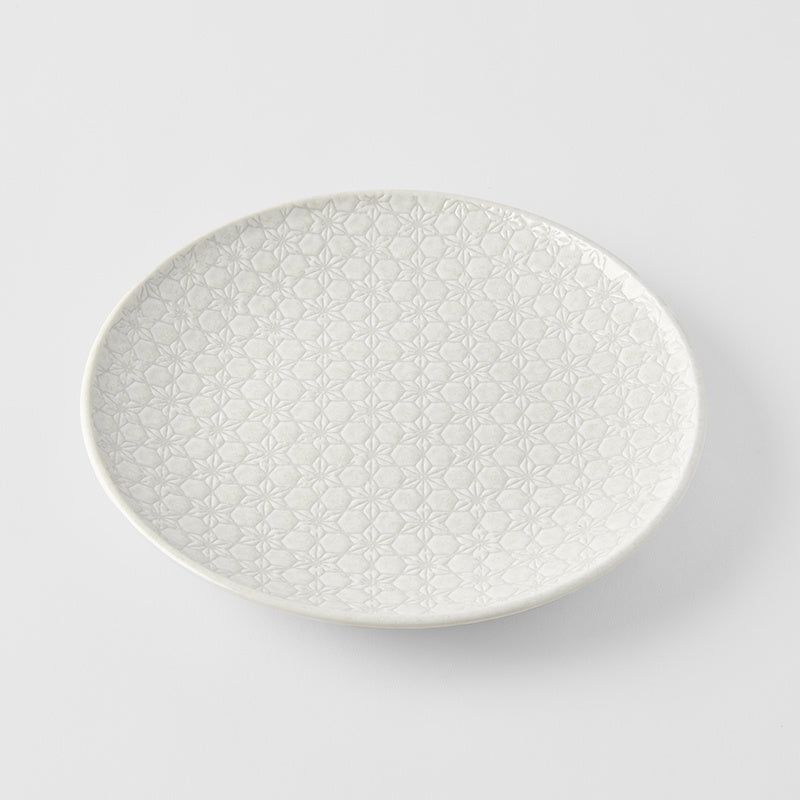 Dinner Plate 25.5cm White Star Glaze Dinner Plate 25.5cm White Star Glaze