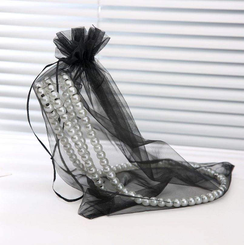 Black Luxury Pearl Floating Wine Rack - Creative Gravity-Defying Wine Bottle Holder