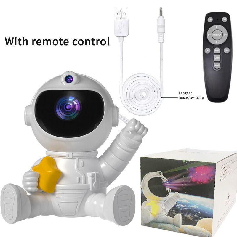 USB Powered Astronaut Nebula Projector & Starry Night Ambient Light with Star Accents - 8 Nebula Effects USB Powered Astronaut Nebula Projector & Starry Night Ambient Light with Star Accents - 8 Nebula Effects