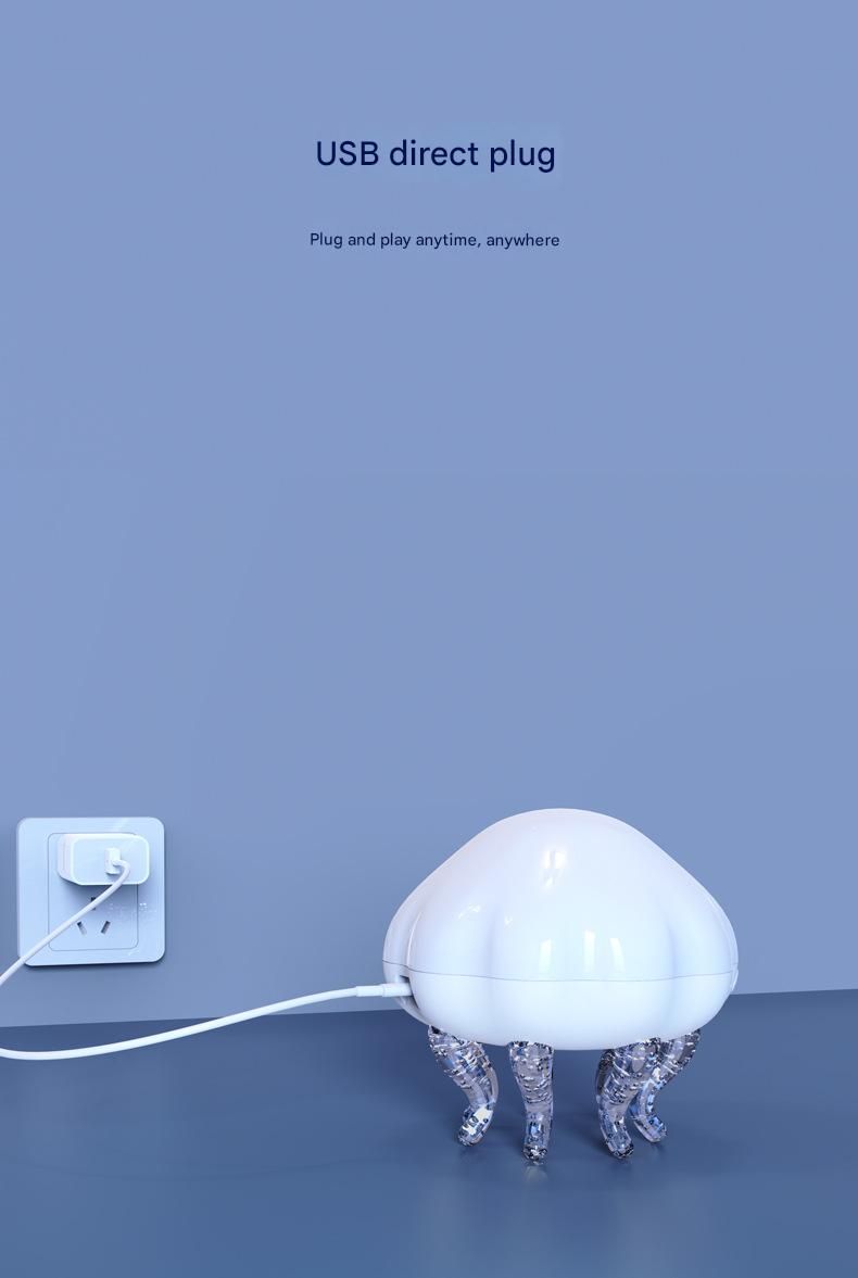 Jellyfish Ocean Wave Projector Night Light - USB Powered