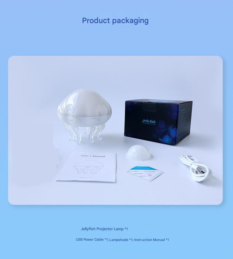 Jellyfish Ocean Wave Projector Night Light - USB Powered