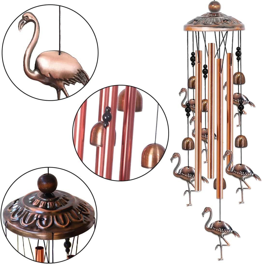 Angel Retro Metal Wind Chime - Large Hanging Bell Ornament for Balcony Garden Courtyard Decoration