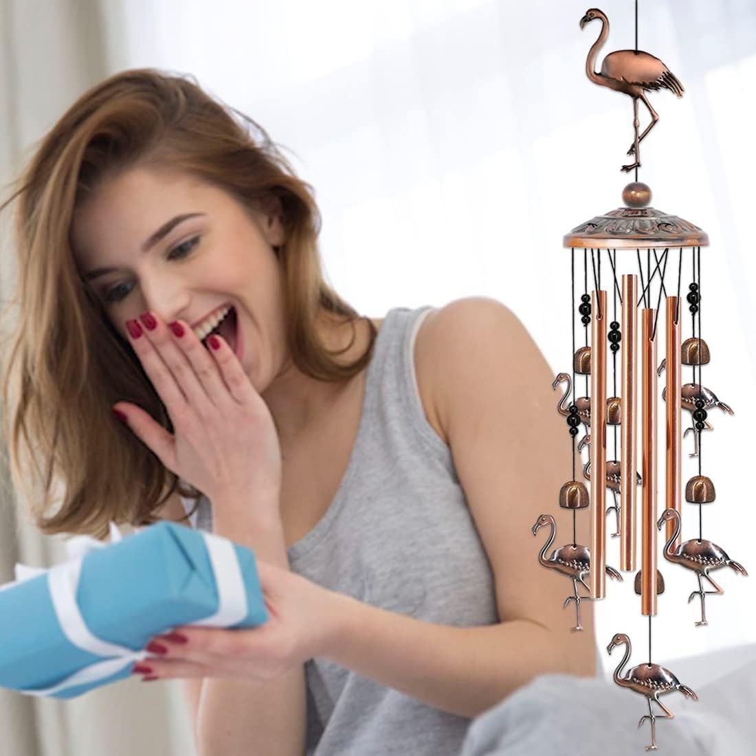 Angel Retro Metal Wind Chime - Large Hanging Bell Ornament for Balcony Garden Courtyard Decoration